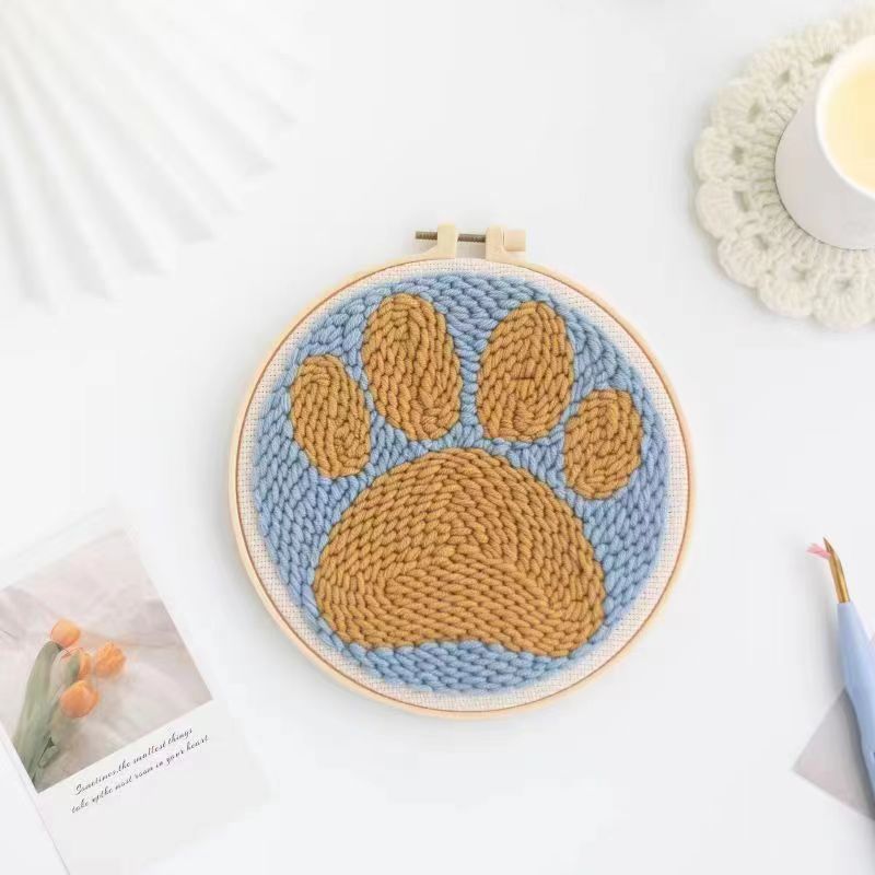 Kit Patita de Bordado con Aguja Perforada