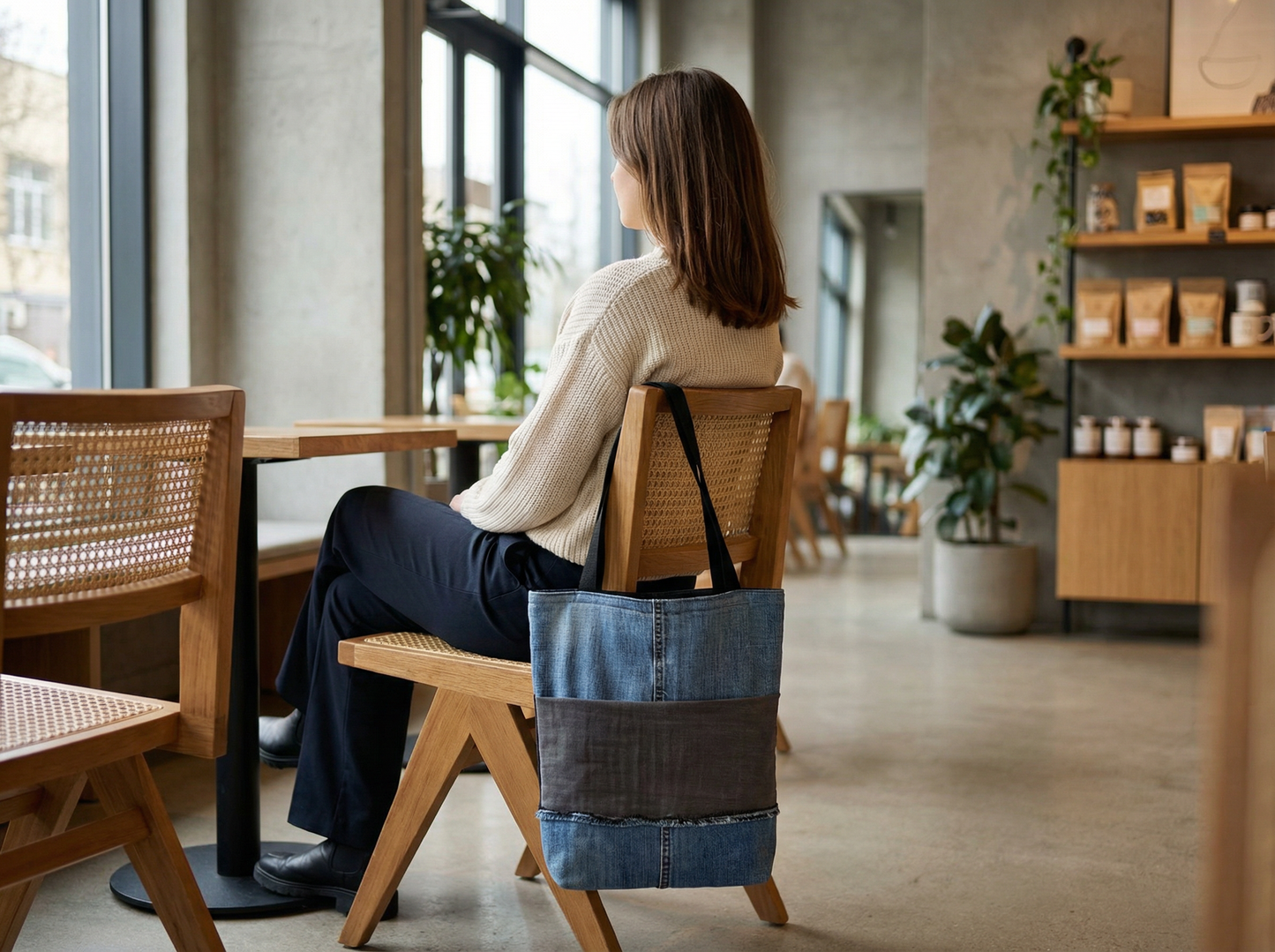 Kit Tote bag Denim Reciclado